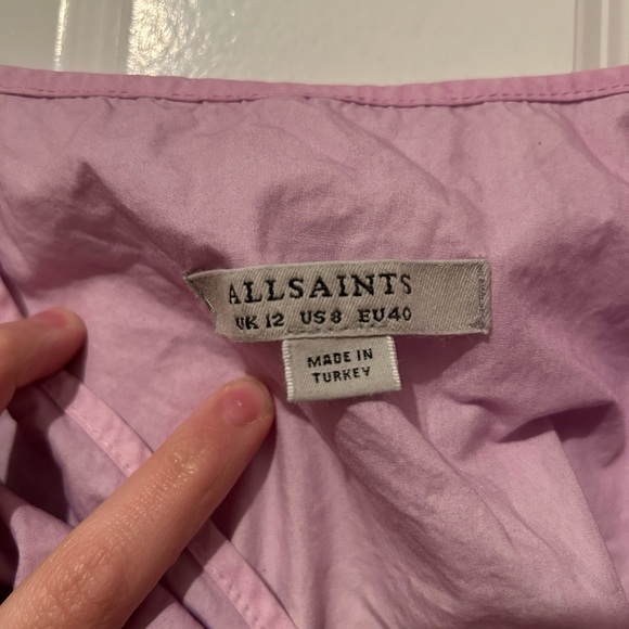 Allsaints Rumpled Cotton Ombré Maxi - Picture 3 of 4